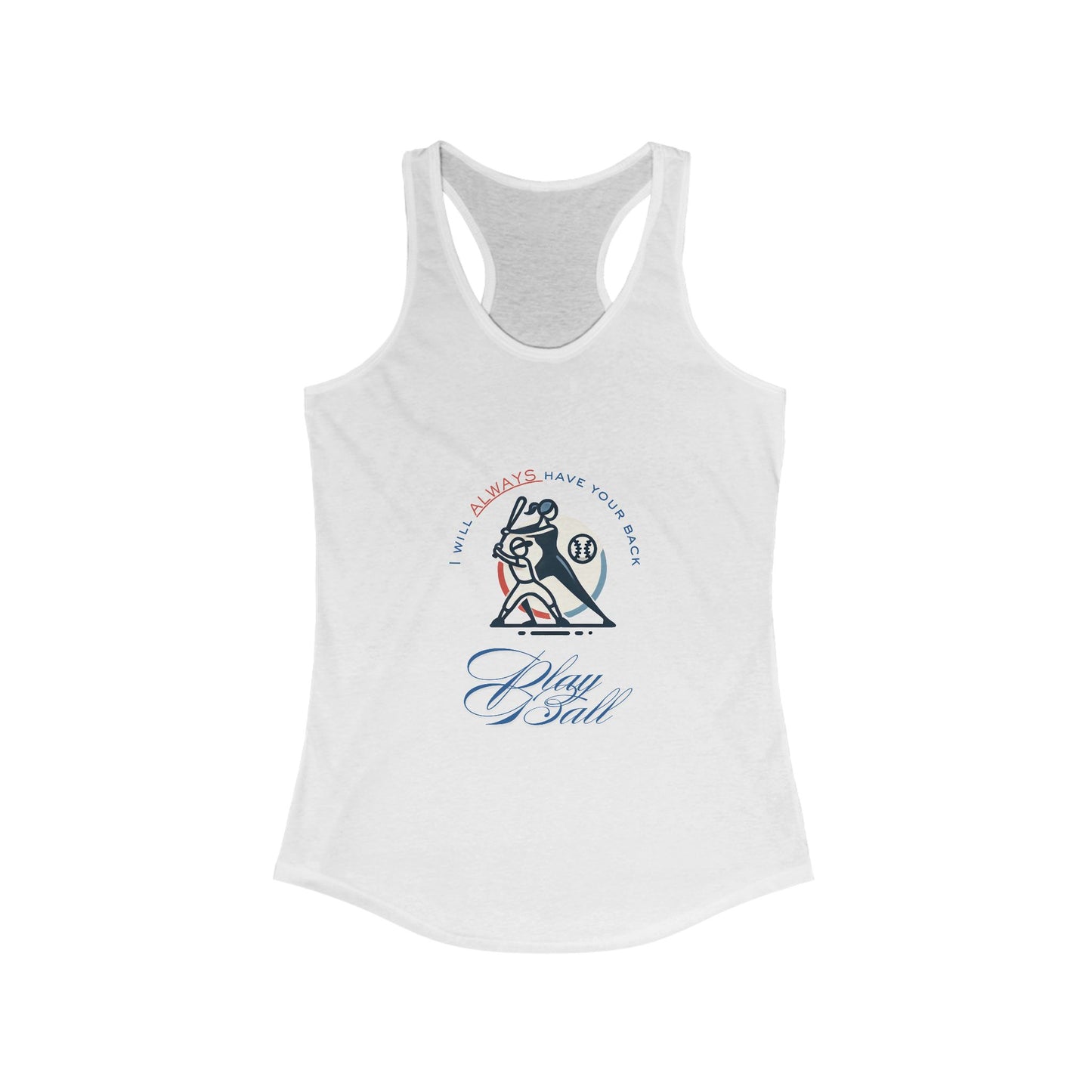 Mother Son - "I Will Always Have Your Back" Racerback Tank for Women - Perfect for Sports & Casual Wear