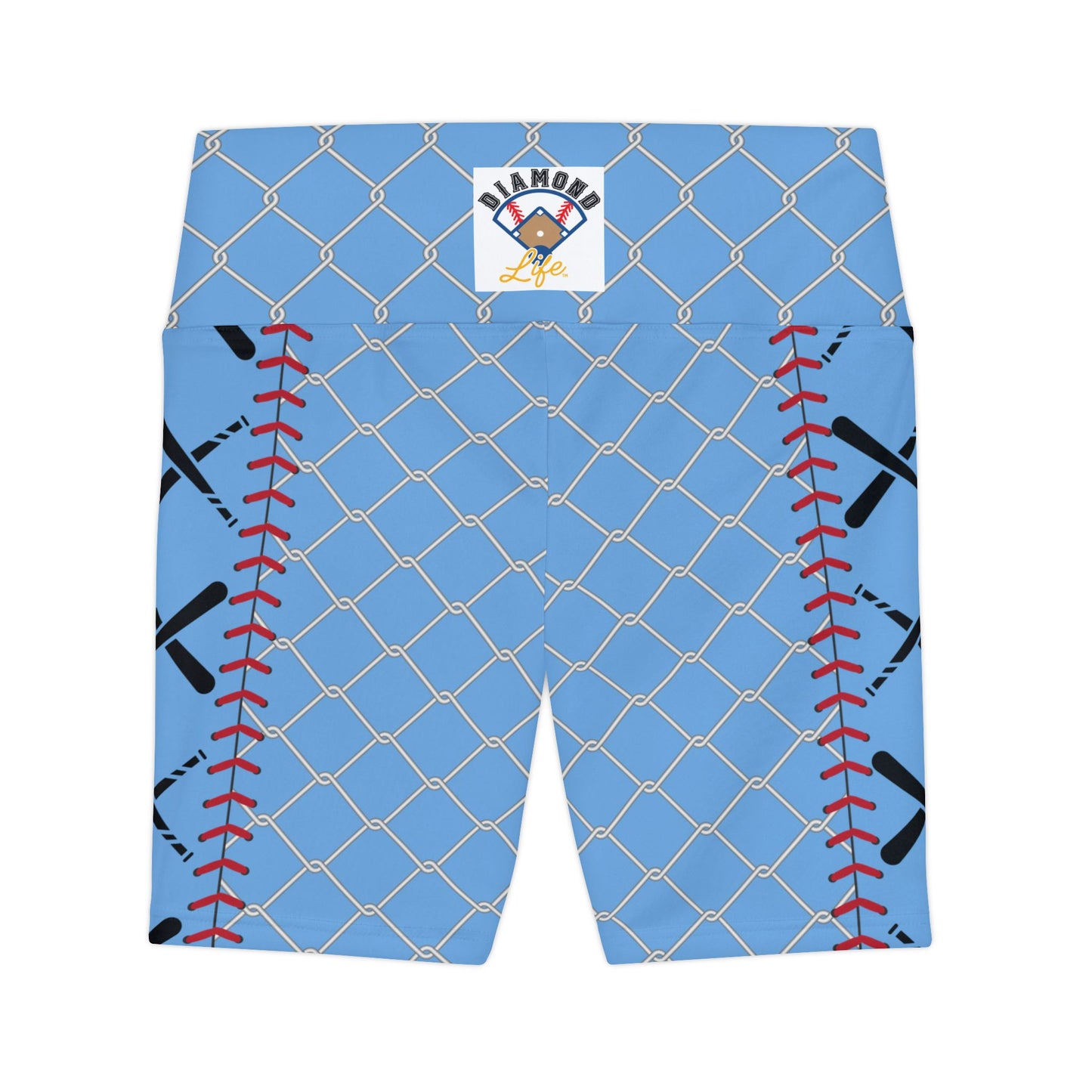 Cage Life Baseball Themed Women's Workout Shorts | Perfect for Athletes and Sports Lovers