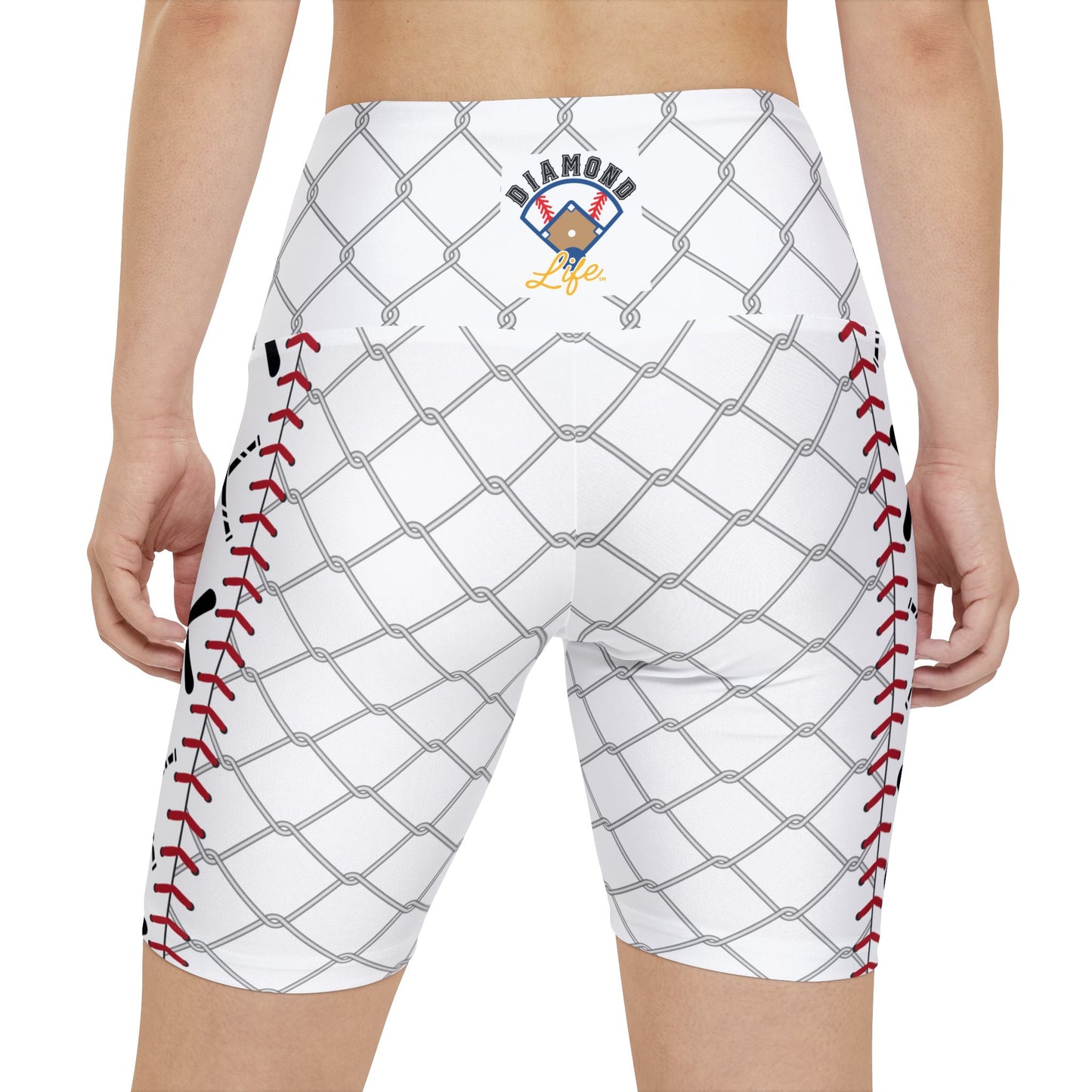 Cage Life Baseball Themed Women's Workout Shorts | Perfect for Athletes and Sports Lovers