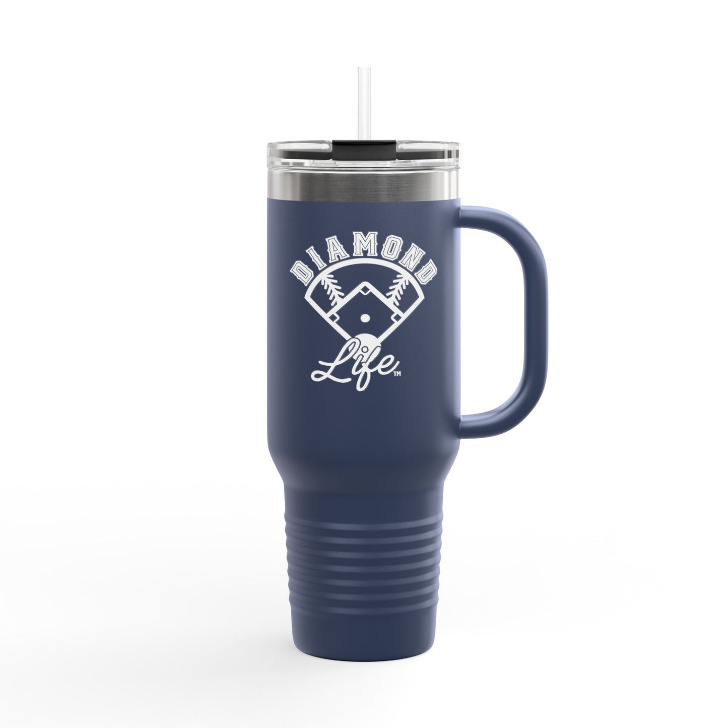 Diamond Life Insulated Travel Mug, 40oz - Perfect for Baseball Fans