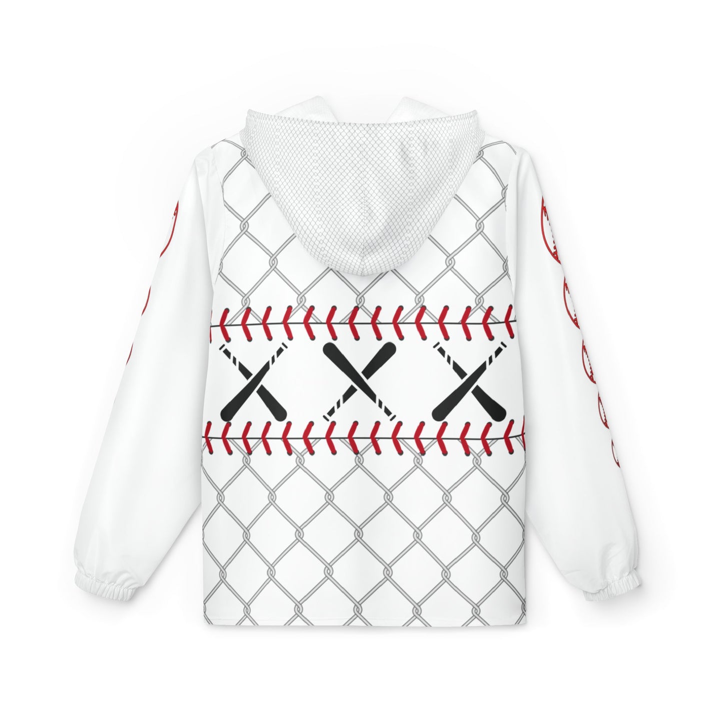 Cage Life Baseball-Inspired Windbreaker Jacket for Active Lifestyles