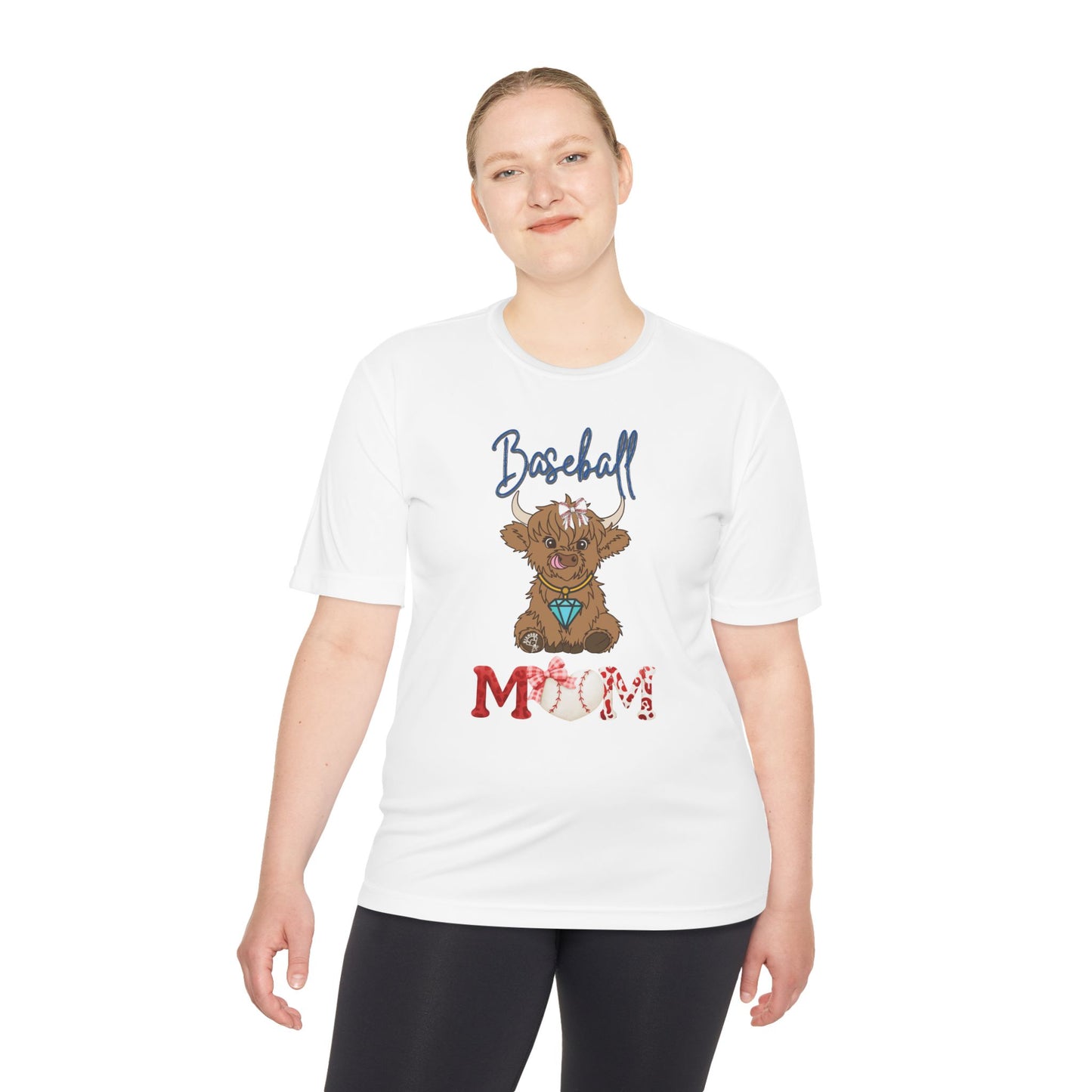 Baseball Mom Unisex Moisture Wicking Tee - Perfect for Sports Events and Family Activities