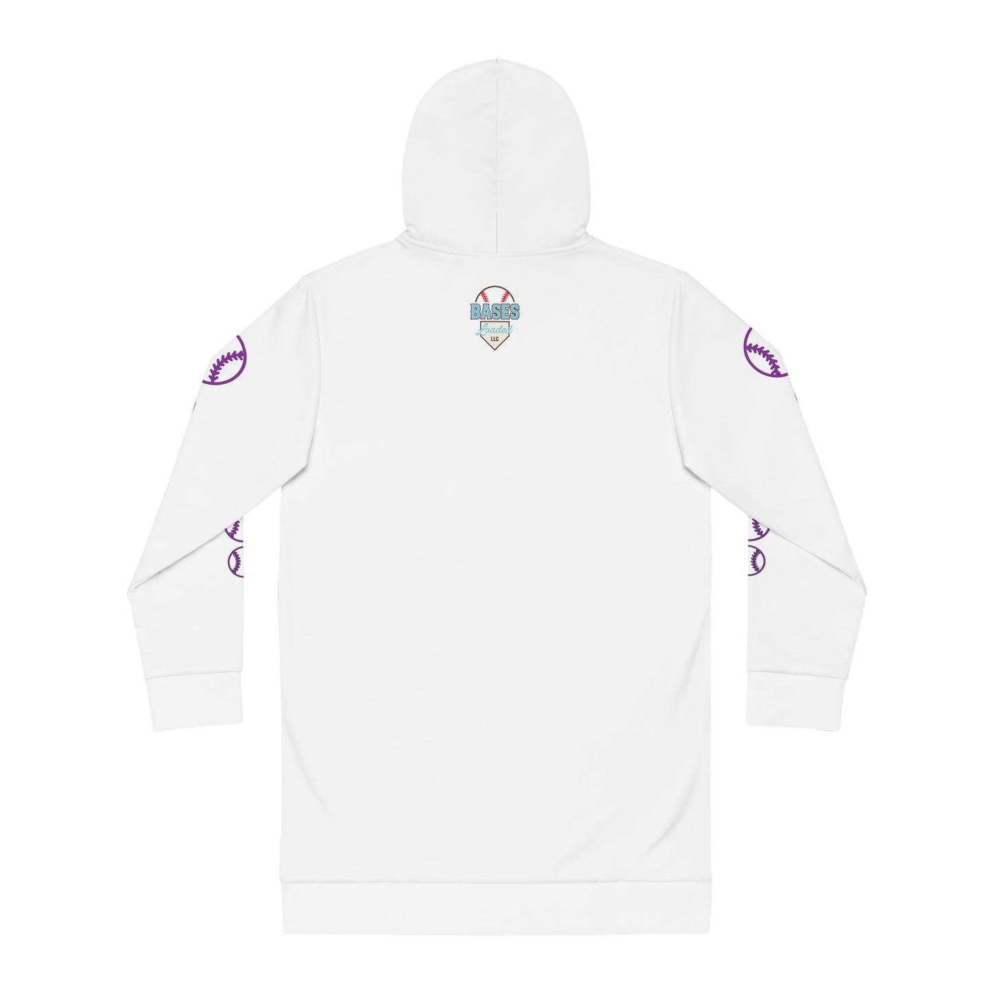 Women's Hoodie Dress - These Diamonds Are a Girl's Best Friend