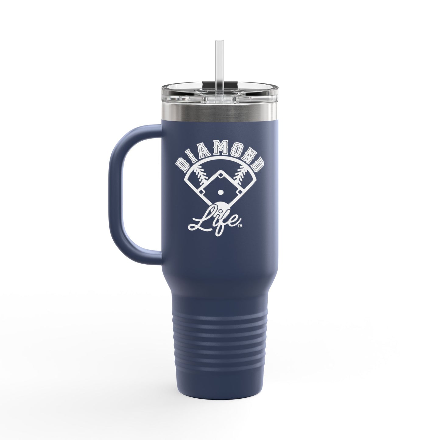 Diamond Life Insulated Travel Mug, 40oz - Perfect for Baseball Fans