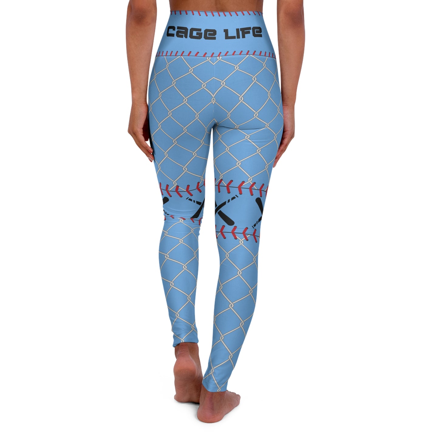 Cage Life High Waisted Yoga Leggings - Stylish Athletic Wear for Active Lifestyles