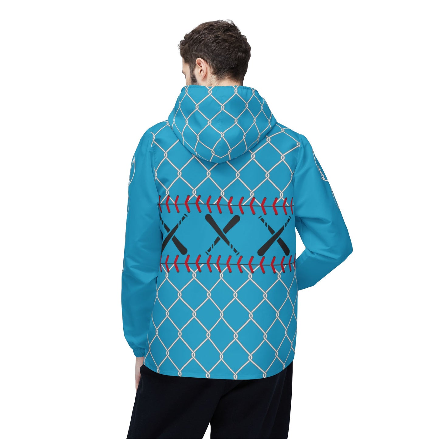 Cage Life Baseball-Inspired Windbreaker Jacket for Active Lifestyles