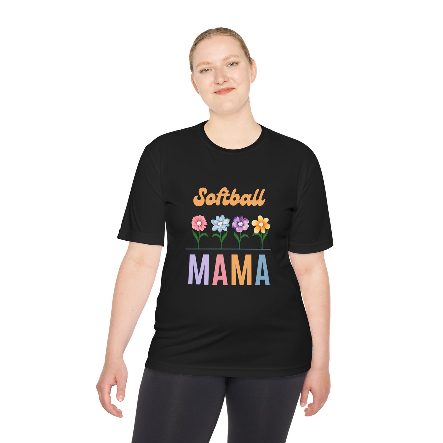 Softball Mama Tee - Moisture Wicking Shirt