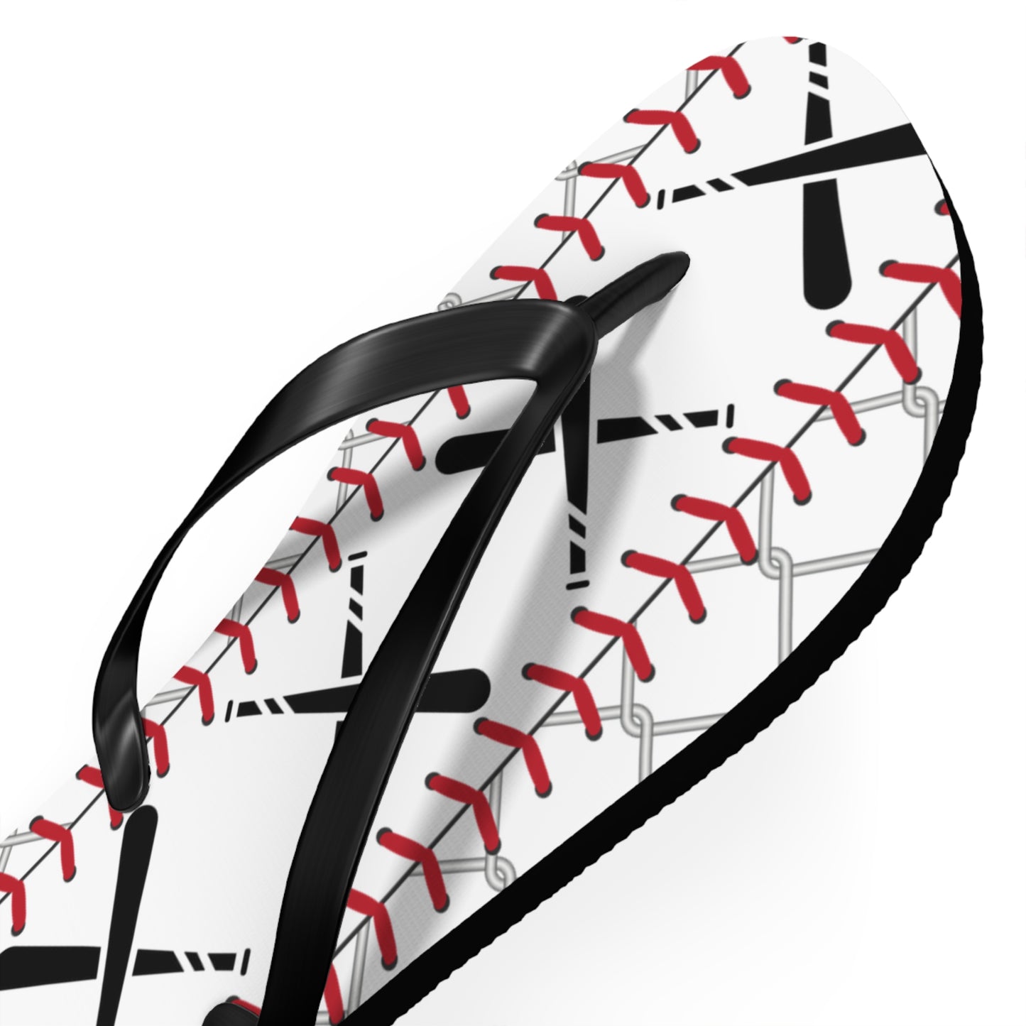 Baseball-Inspired Flip Flops - Perfect for Sports Lovers & Summer Fun