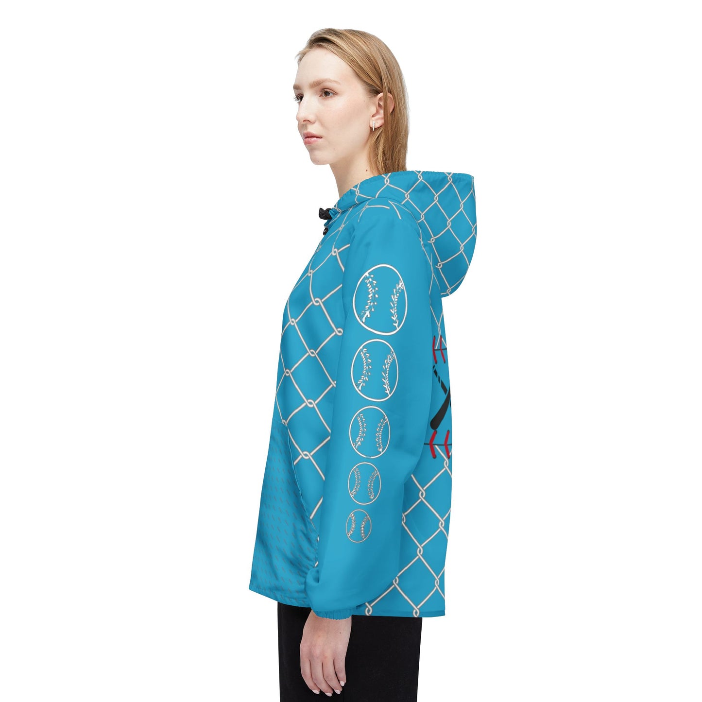 Cage Life Baseball-Inspired Windbreaker Jacket for Active Lifestyles