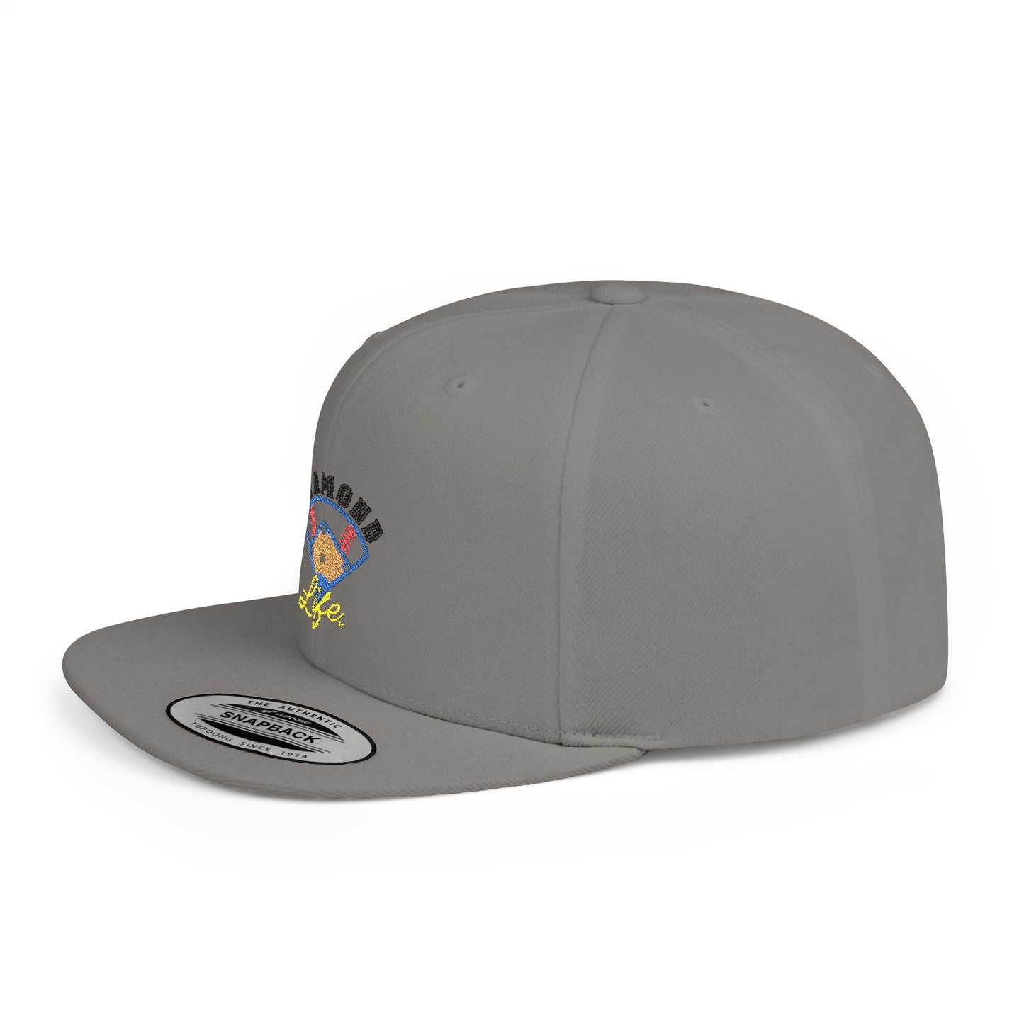 Diamond Life Flat Bill Snapback Hat - Perfect for Baseball Enthusiasts