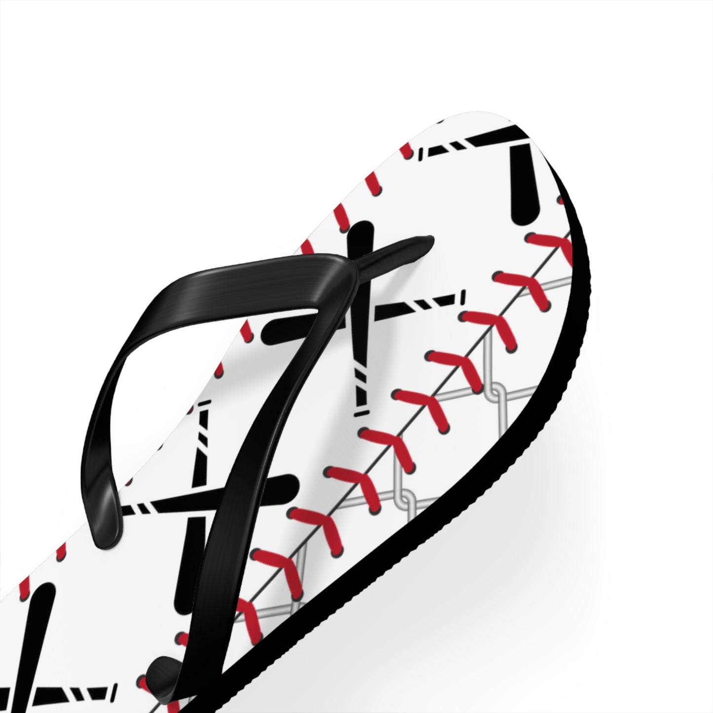 Baseball-Inspired Flip Flops - Perfect for Sports Lovers & Summer Fun