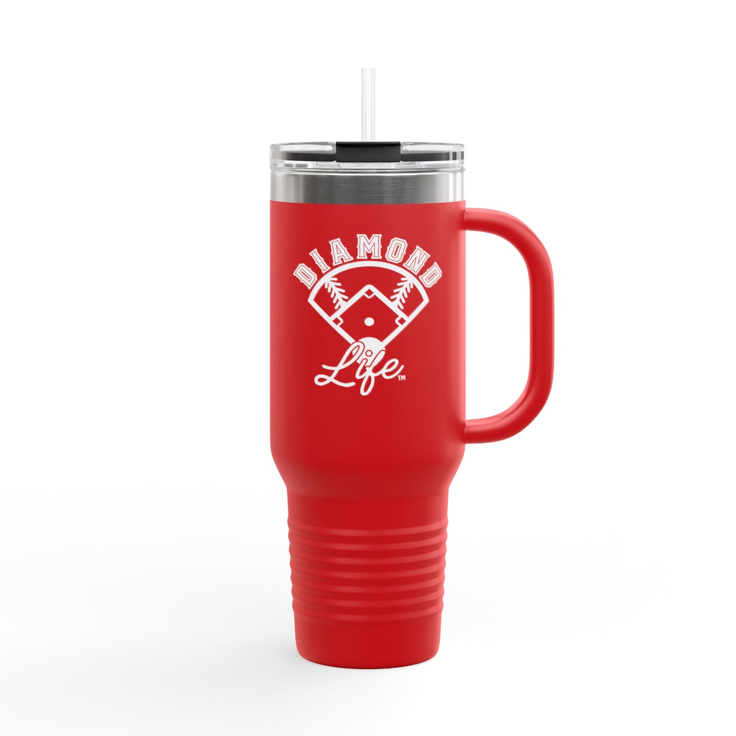 Diamond Life Insulated Travel Mug, 40oz - Perfect for Baseball Fans