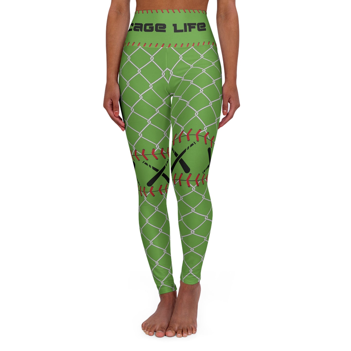 Cage Life High Waisted Yoga Leggings - Stylish Athletic Wear for Active Lifestyles