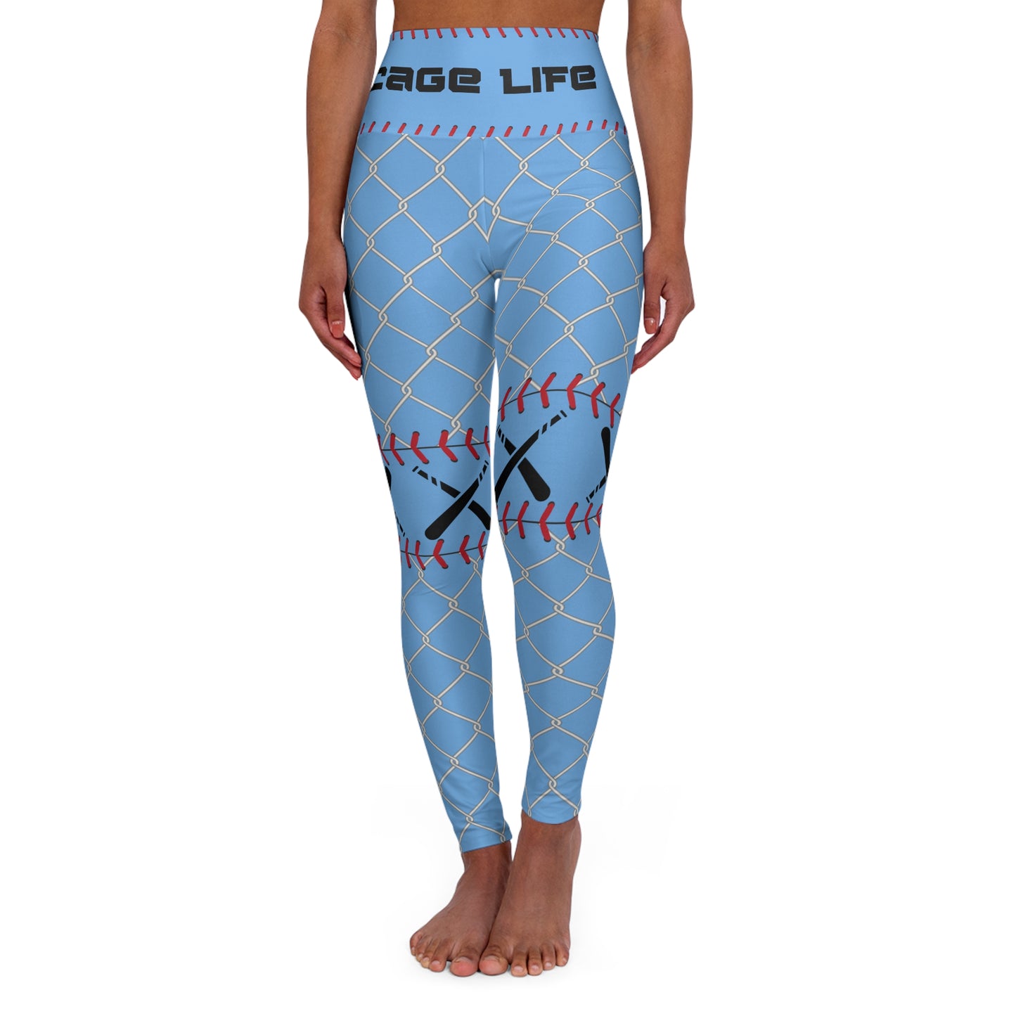 Cage Life High Waisted Yoga Leggings - Stylish Athletic Wear for Active Lifestyles