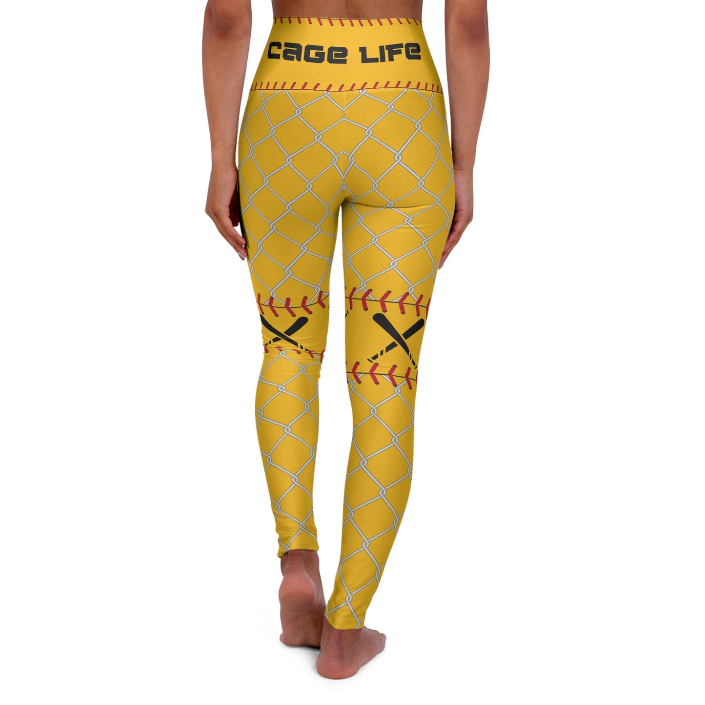 Cage Life High Waisted Yoga Leggings - Stylish Athletic Wear for Active Lifestyles