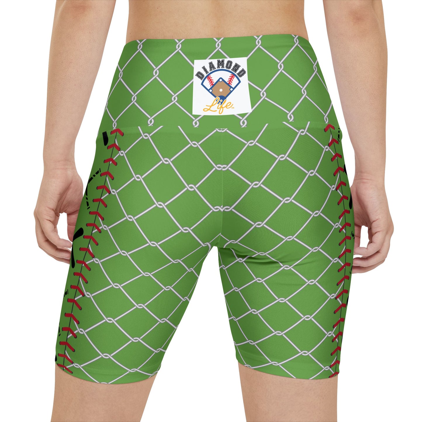 Cage Life Baseball Themed Women's Workout Shorts | Perfect for Athletes and Sports Lovers