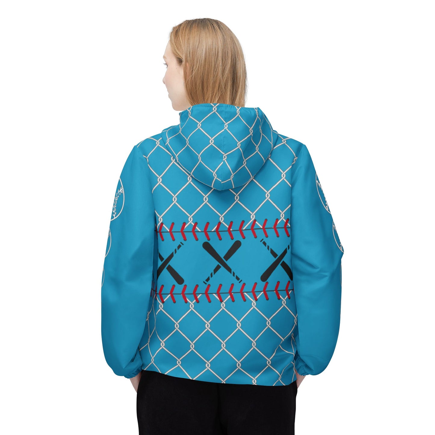 Cage Life Baseball-Inspired Windbreaker Jacket for Active Lifestyles
