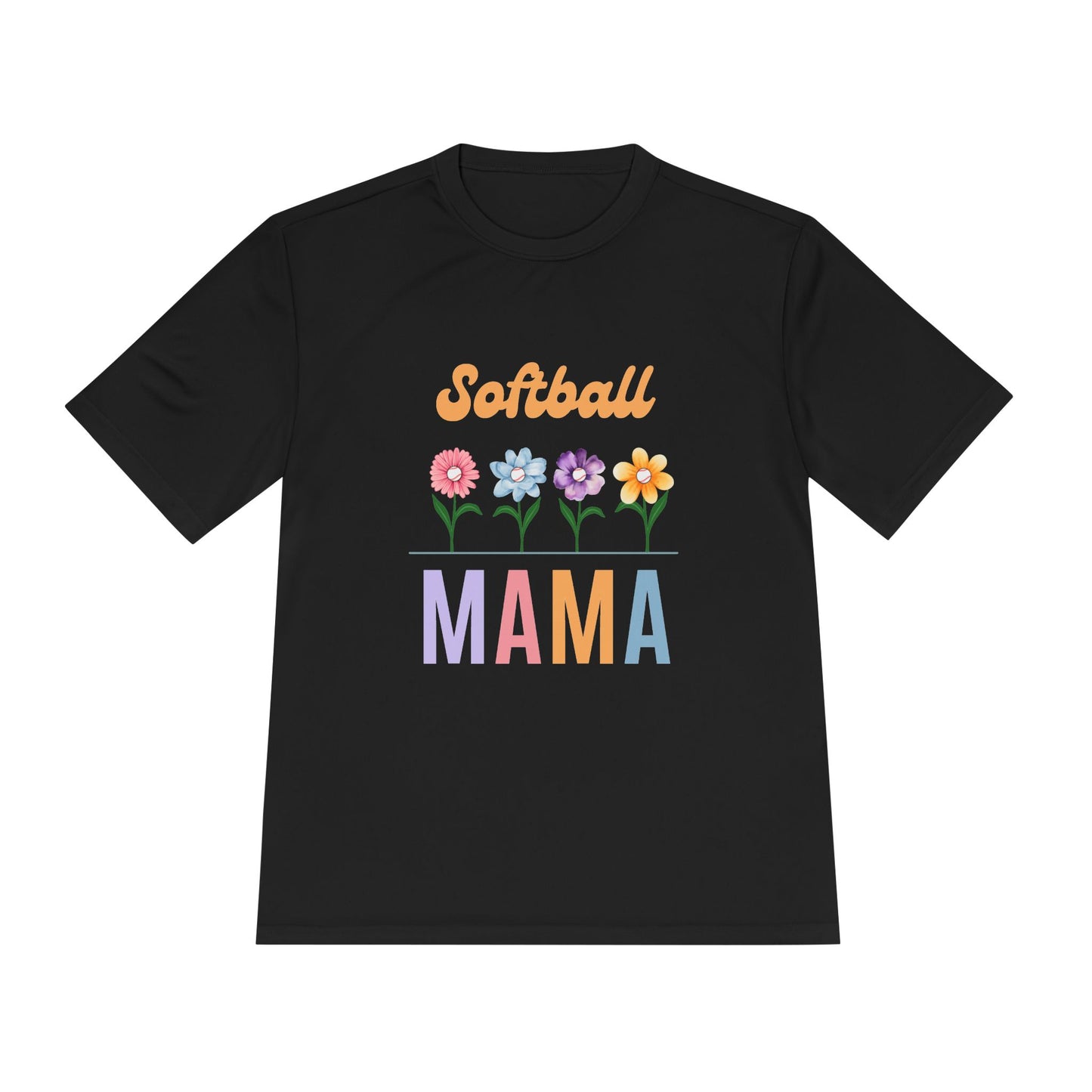 Softball Mama Tee - Moisture Wicking Shirt