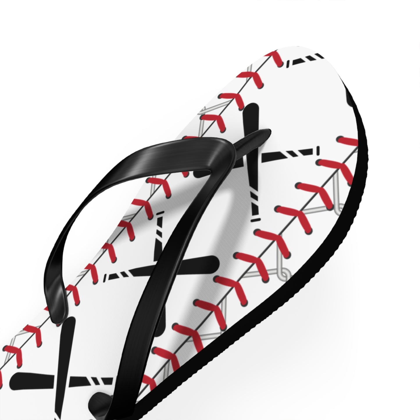Baseball-Inspired Flip Flops - Perfect for Sports Lovers & Summer Fun