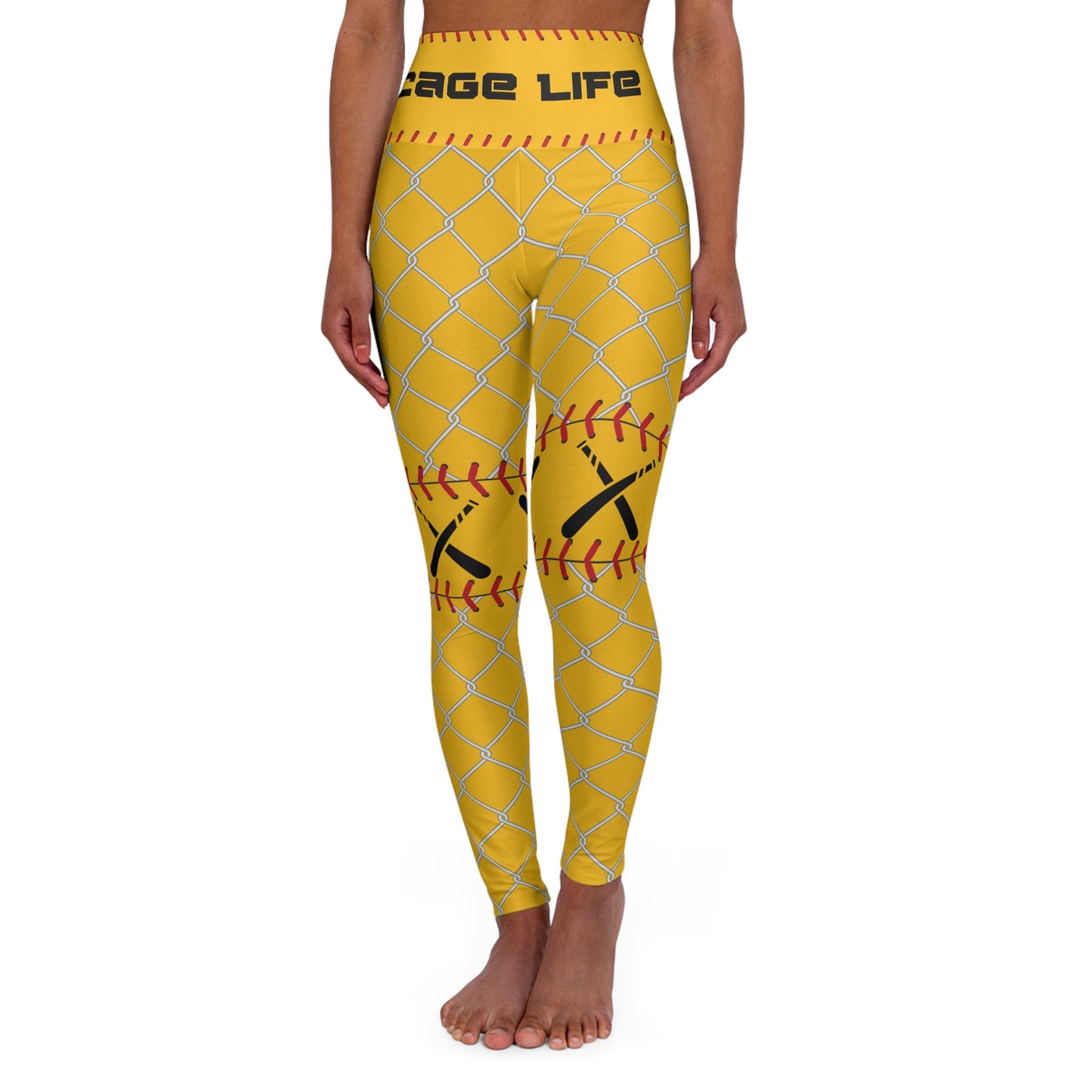 Cage Life High Waisted Yoga Leggings - Stylish Athletic Wear for Active Lifestyles