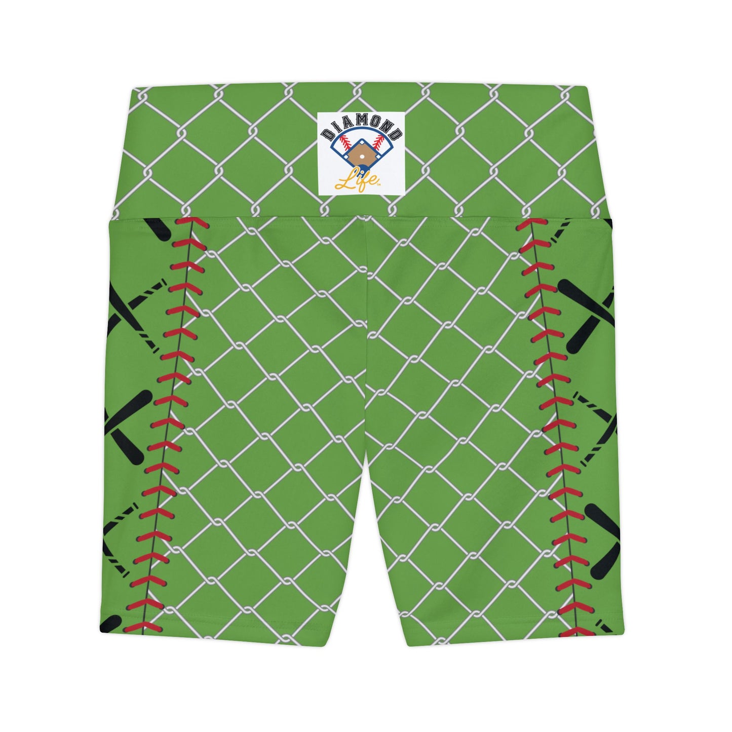 Cage Life Baseball Themed Women's Workout Shorts | Perfect for Athletes and Sports Lovers