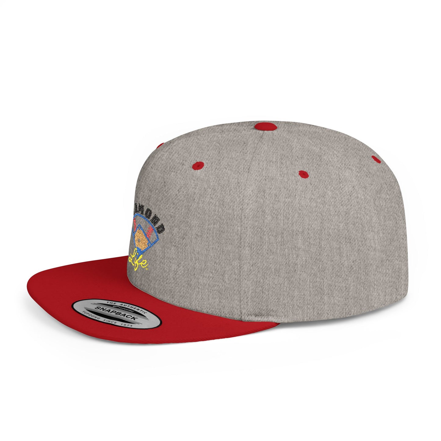 Diamond Life Flat Bill Snapback Hat - Perfect for Baseball Enthusiasts