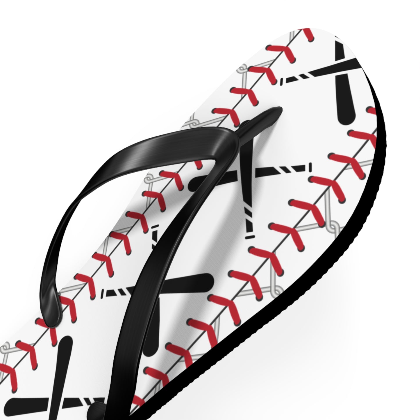 Baseball-Inspired Flip Flops - Perfect for Sports Lovers & Summer Fun