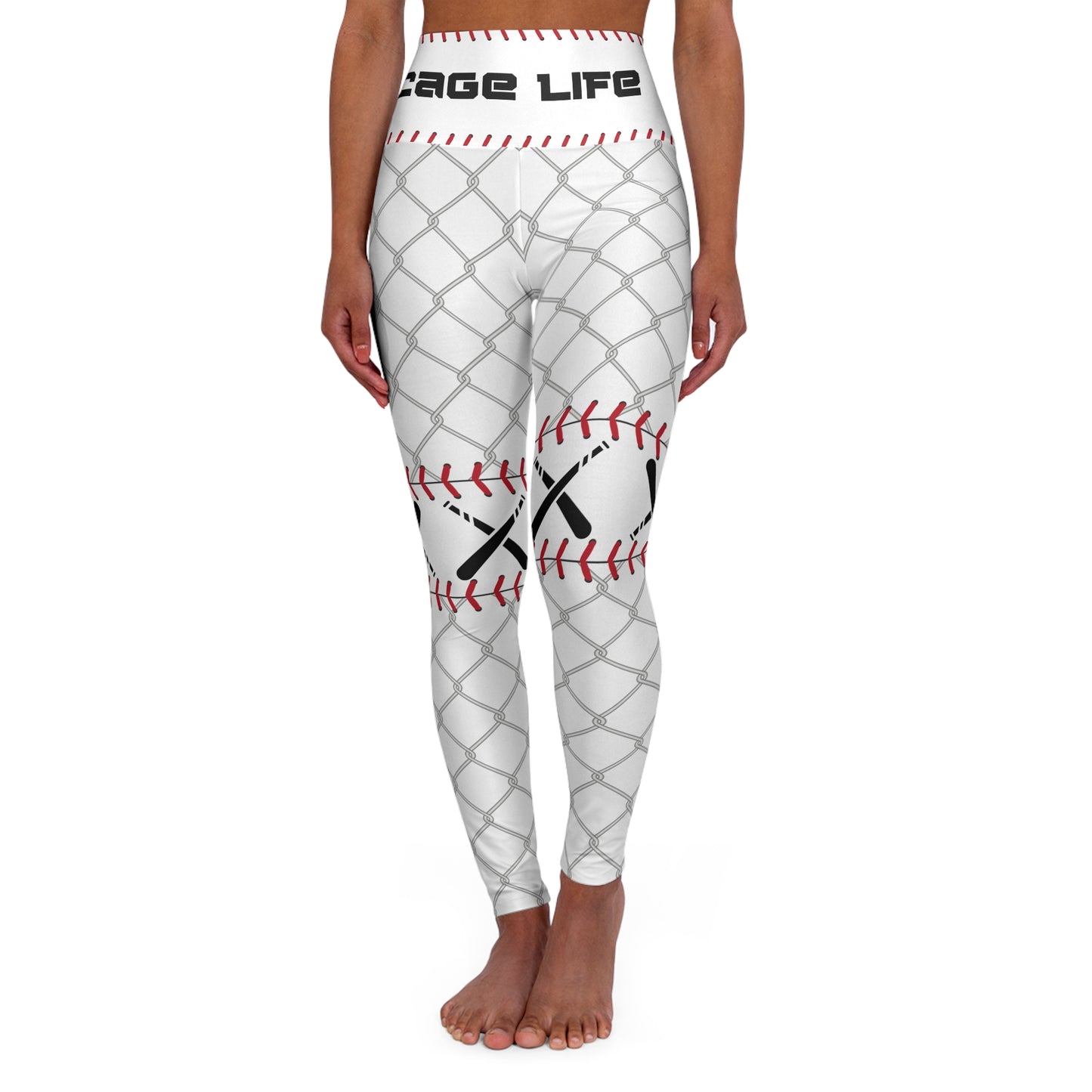 Cage Life High Waisted Yoga Leggings - Stylish Athletic Wear for Active Lifestyles
