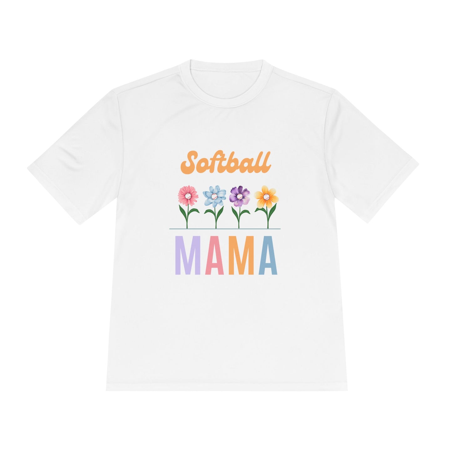 Softball Mama Tee - Moisture Wicking Shirt