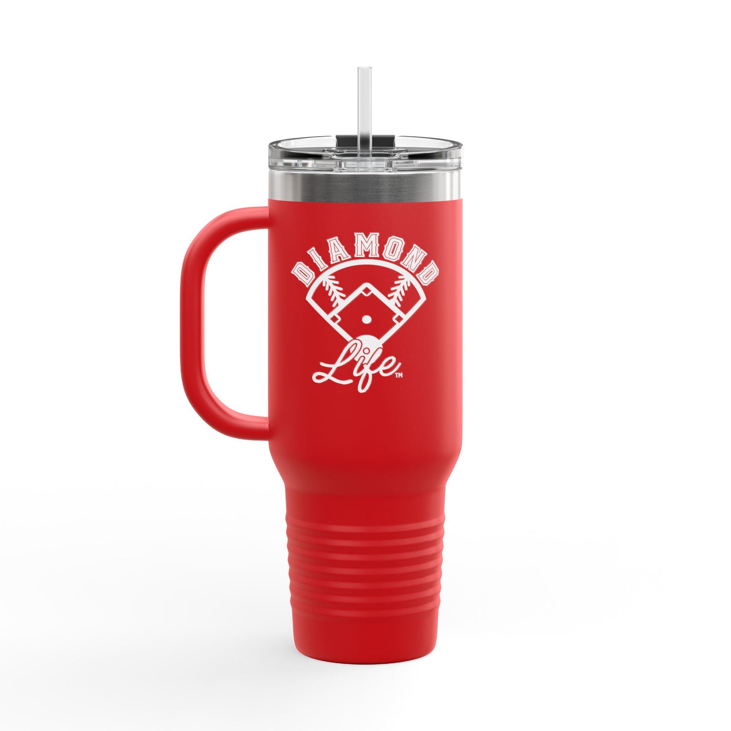 Diamond Life Insulated Travel Mug, 40oz - Perfect for Baseball Fans