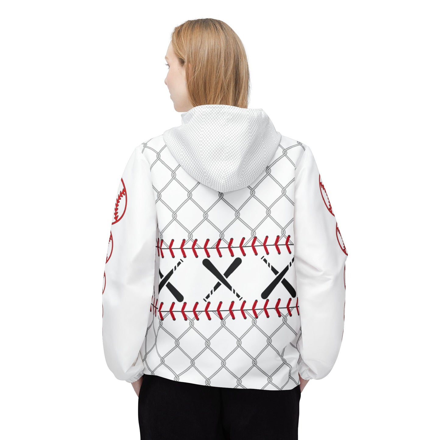 Cage Life Baseball-Inspired Windbreaker Jacket for Active Lifestyles