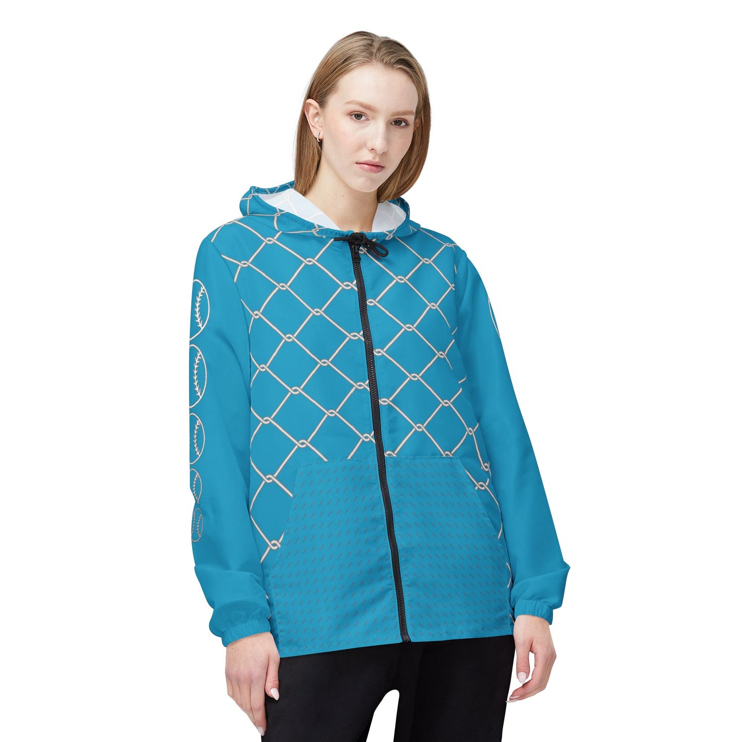 Cage Life Baseball-Inspired Windbreaker Jacket for Active Lifestyles