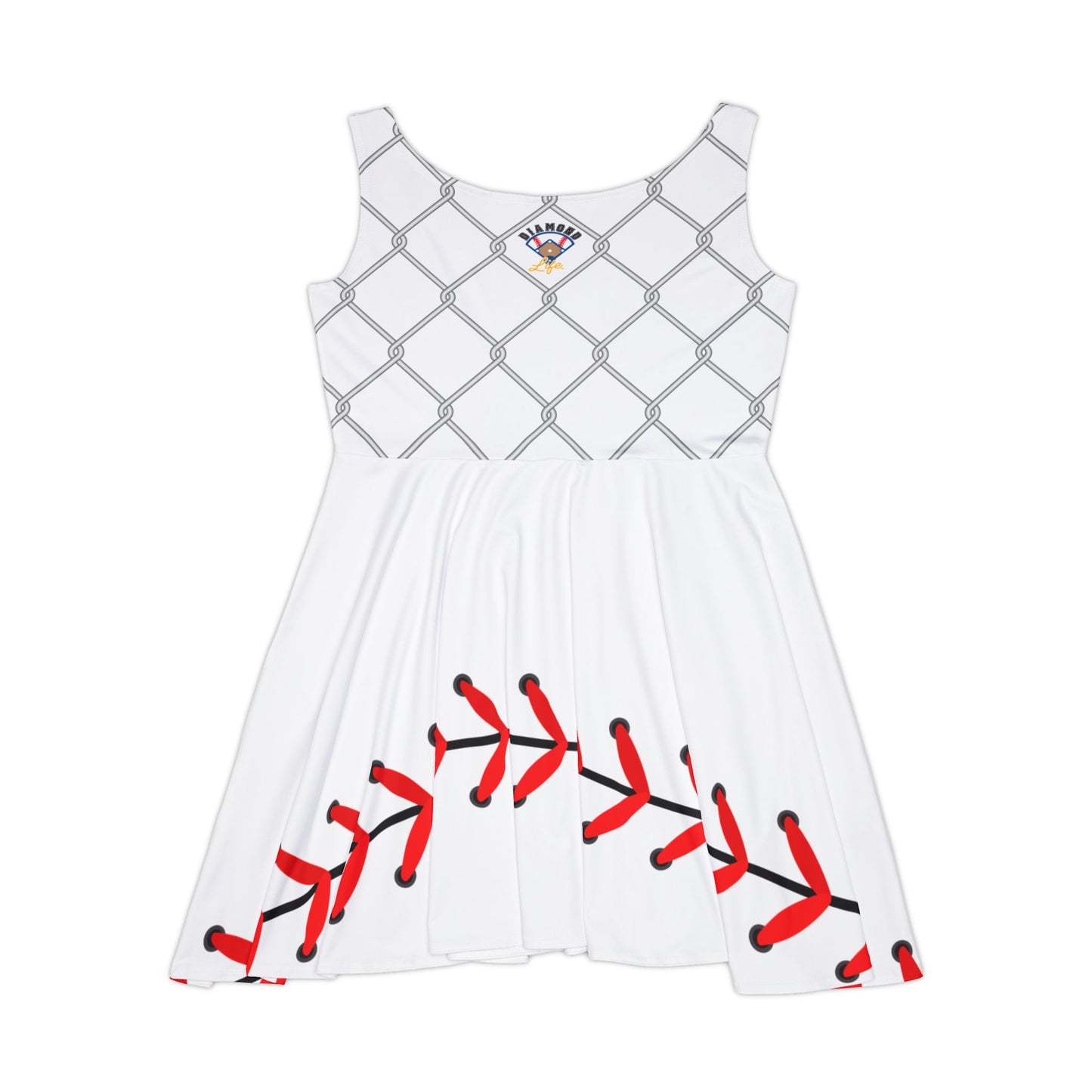 Baseball-Themed Women's Skater Dress | Casual Summer Dress for Sports Lovers, Trendy Outfit for Game Day, Perfect for Parties, Gift [...]