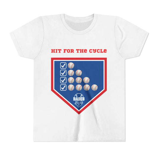 "Hit for the Cycle" - Youth Short Sleeve Tee