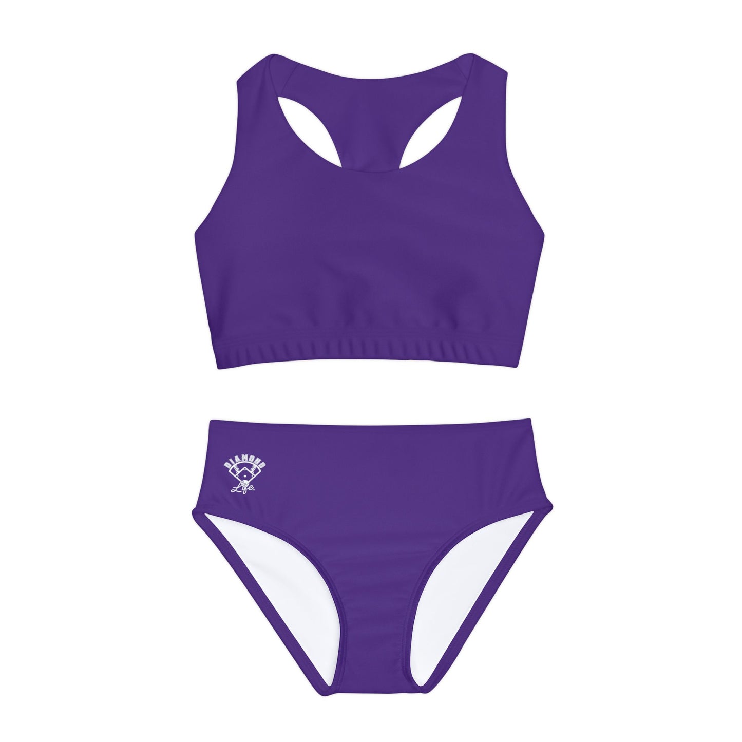 Girls Two Piece Swimsuit (AOP)