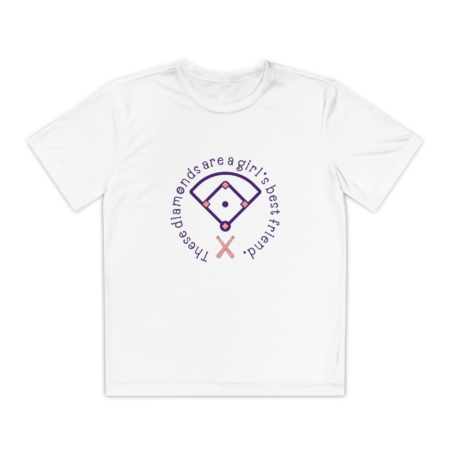 These Diamonds Are a Girl's Best Friend - Youth Competitor Tee