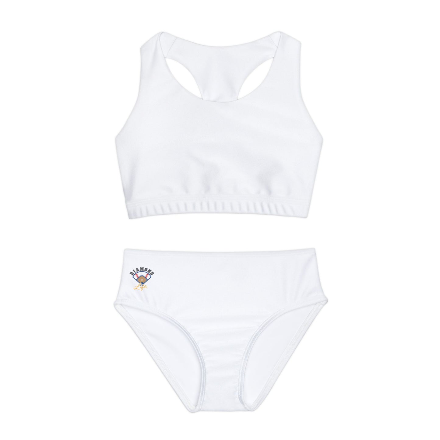 Girls Two Piece Swimsuit (AOP)