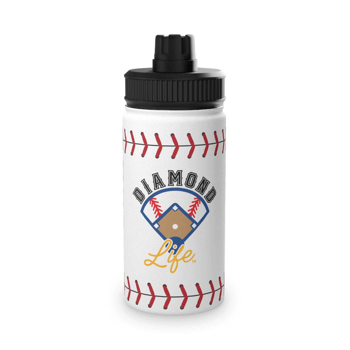 Diamond Life Stainless Steel Water Bottle – Sports Lid