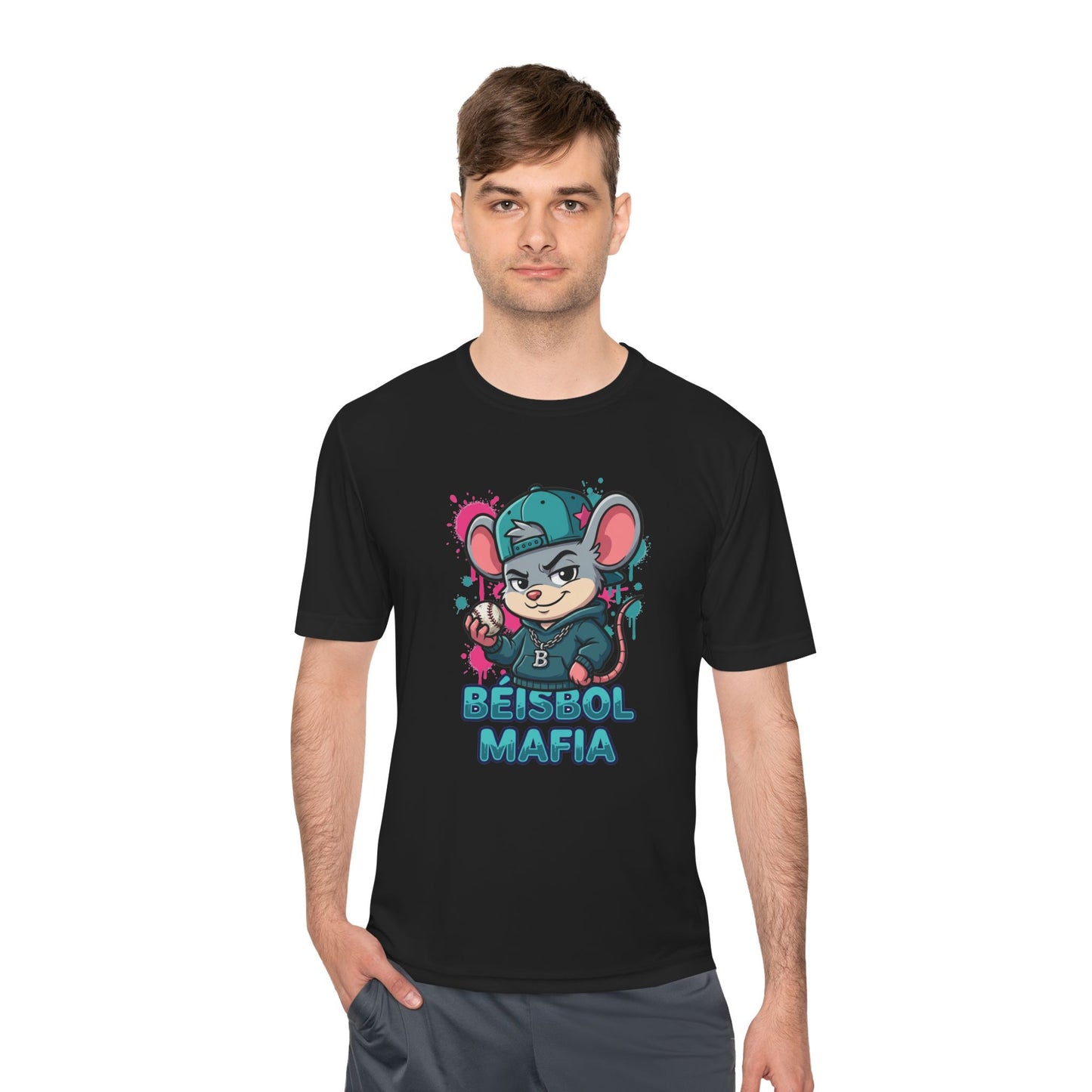 Baseball Mafia Tee — Baseball Mouse Graphic Shirt