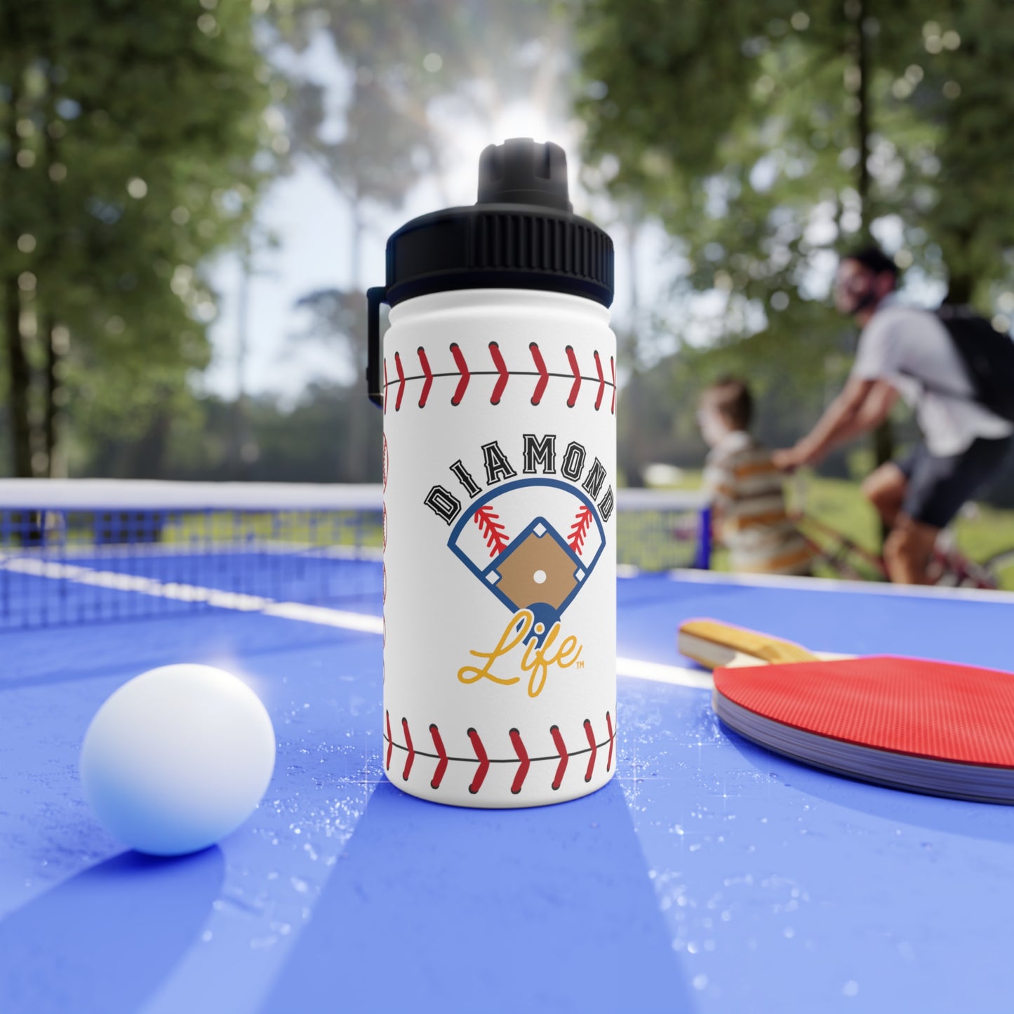 Diamond Life Stainless Steel Water Bottle – Sports Lid