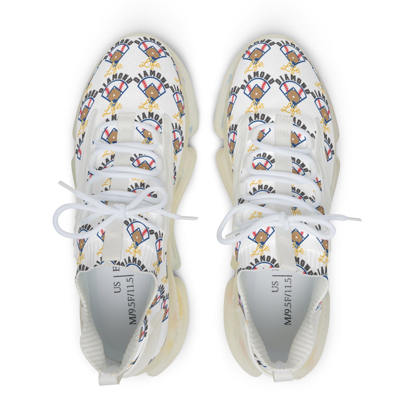 Men's Mesh Sneakers - Diamond Life