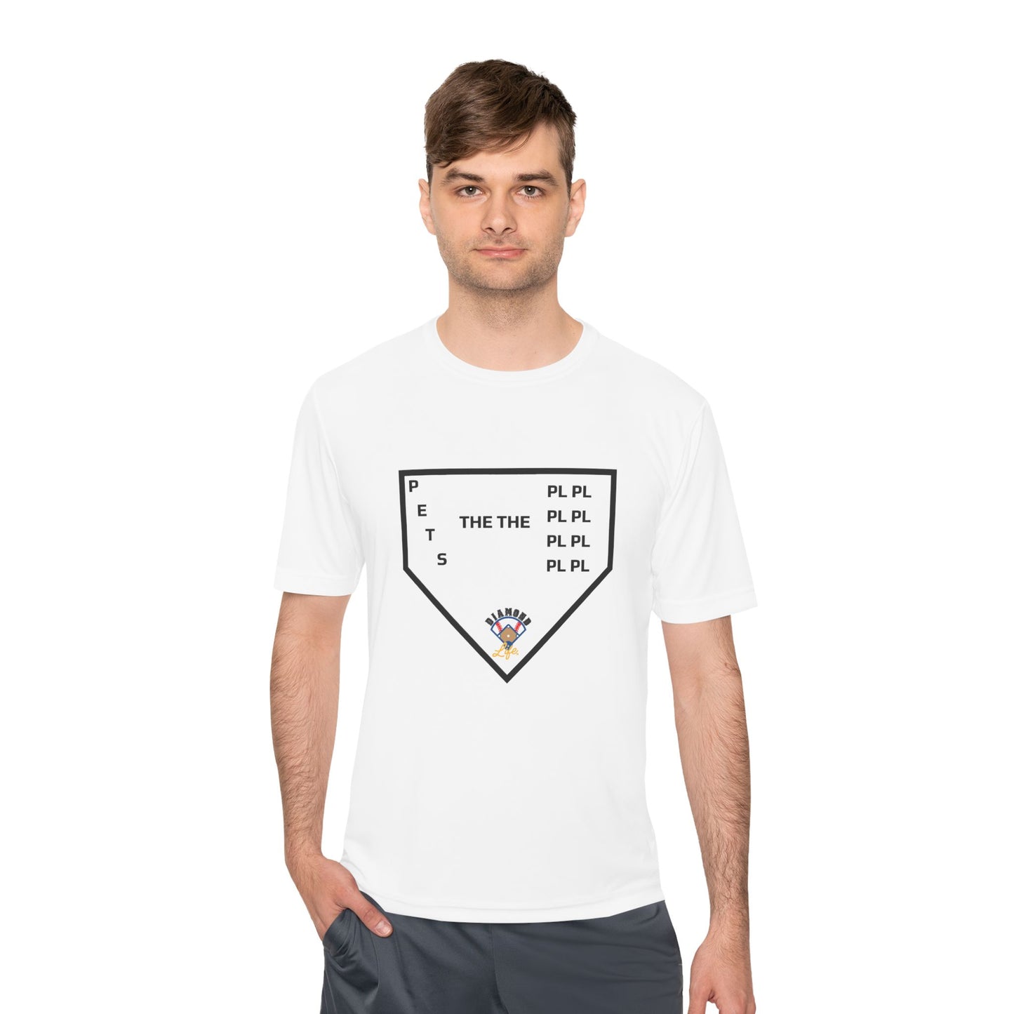 Step up to the Plate - Baseball Unisex Moisture Wicking Tee
