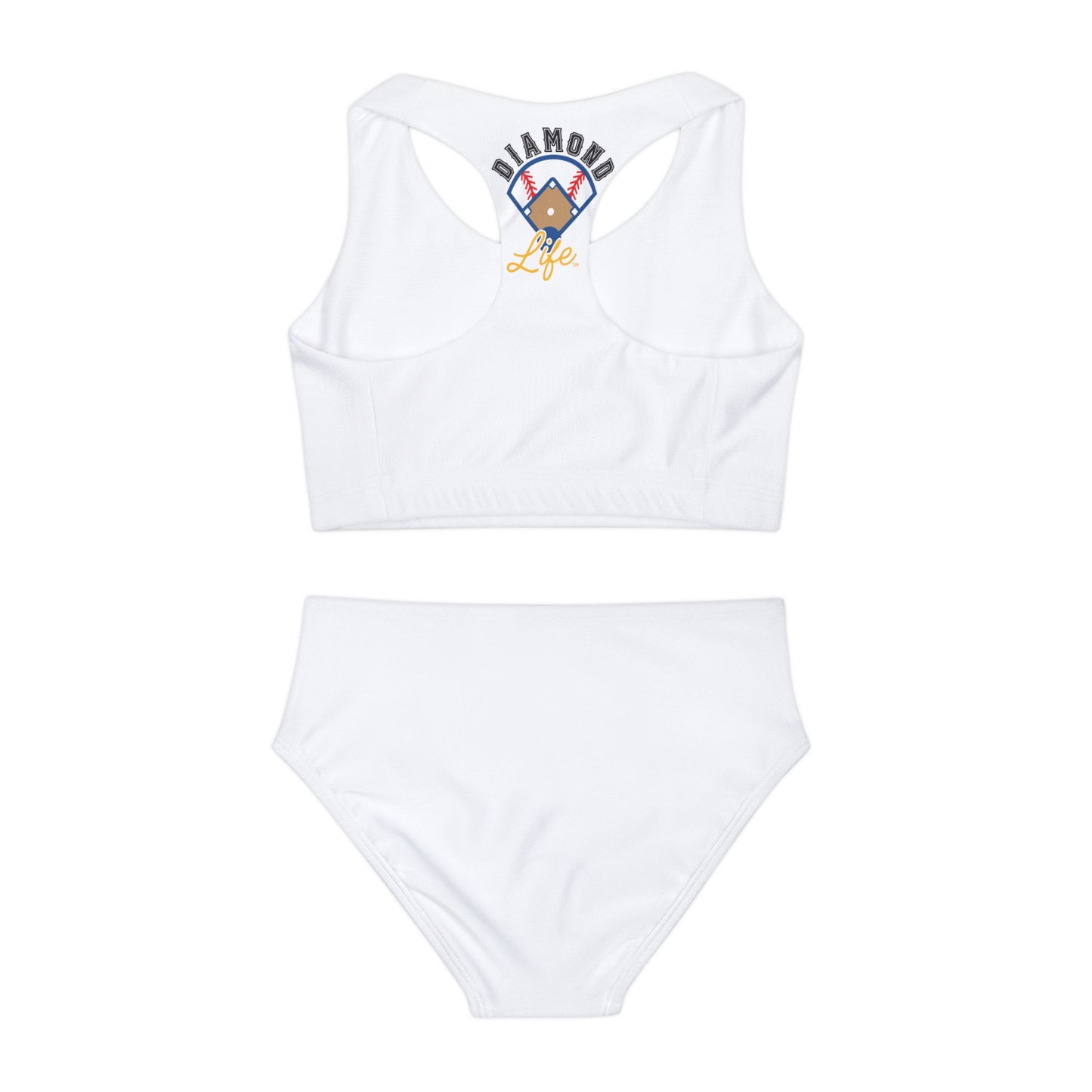 Girls Two Piece Swimsuit (AOP)