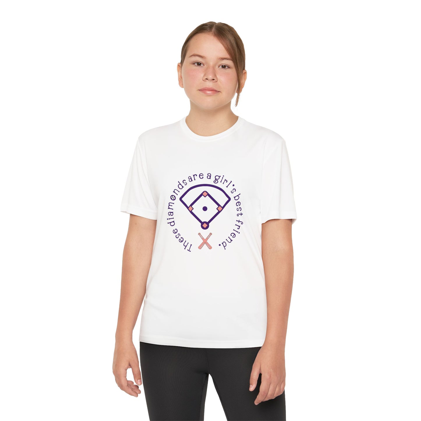 These Diamonds Are a Girl's Best Friend - Youth Competitor Tee