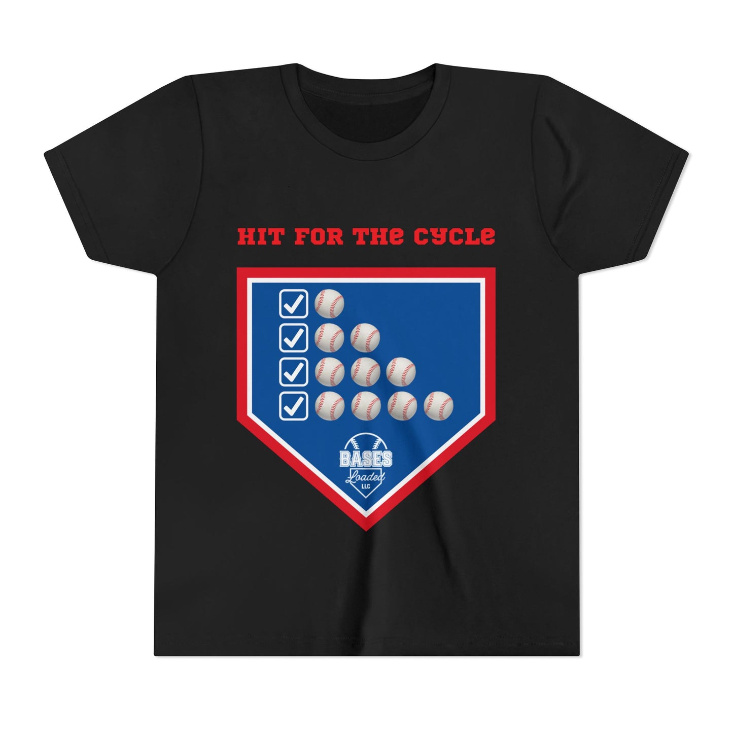 "Hit for the Cycle" - Youth Short Sleeve Tee